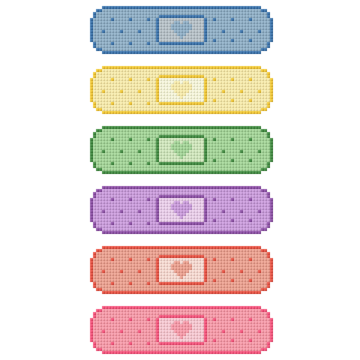 Mystery Heart Bandage Color